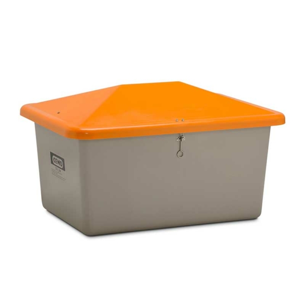 Streugutbehälter 550 l, grau/orange