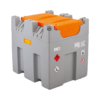 CEMO CUBE-Tank Mobil 980 l Generatortank, mobile Tankstelle, mit 2 Anschlüssen und Schnellkupplung - Thumbnail Image 2