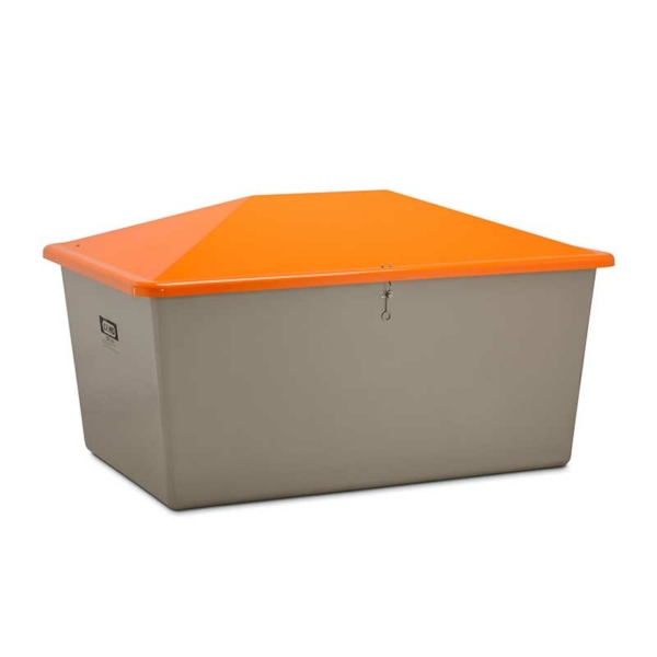 Streugutbehälter 2200 l, grau-orange